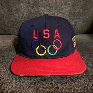 Vintage First Pick Sports Men’s USA Olympics 90s Logo Snapback Hat